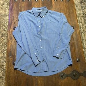 Van Heusen Casual Blue Button-Down Shirt